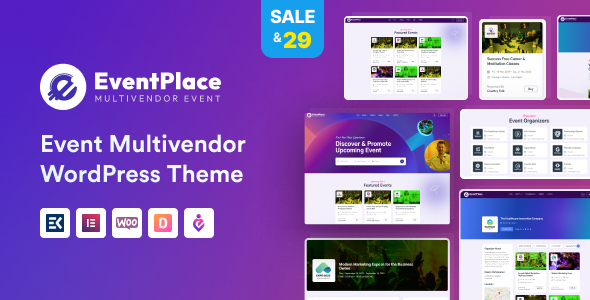 Eventplace – Multivendor Event WordPress Theme