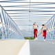 Two girls jogging together - PhotoDune Item for Sale