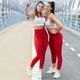 Two female friends taking selfies after a workout - PhotoDune Item for Sale
