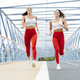Two women jogging in the street - PhotoDune Item for Sale