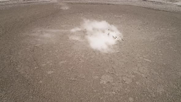 Mud Volcano Bledug Kuwu, Indonesia alt