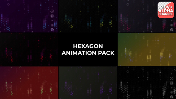 Hexagon Animation Pack 01 | Motion Graphics