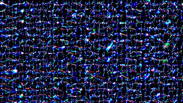 Abstract 3D lines in a multicolor alt