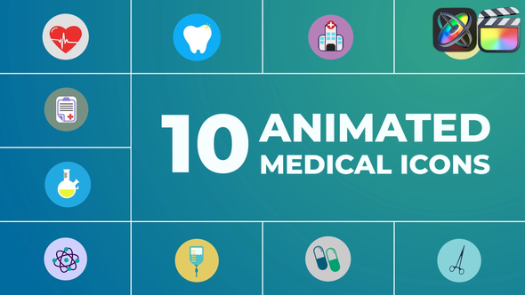 Animated Medical Icons for FCPX