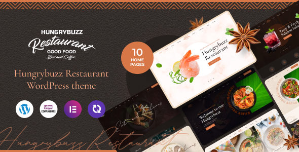 Hungrybuzz – Restaurant WordPress Theme
