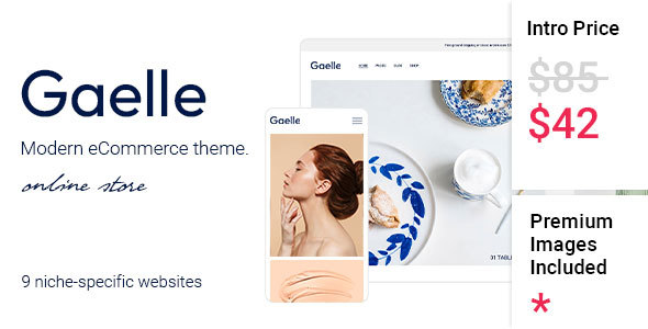 Gaelle – Elementor eCommerce Theme