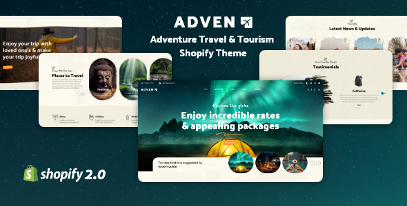 Advenx - Adventure Shop, Travel Shopify Theme