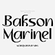 Bakson Marinel - Modern Display Sans