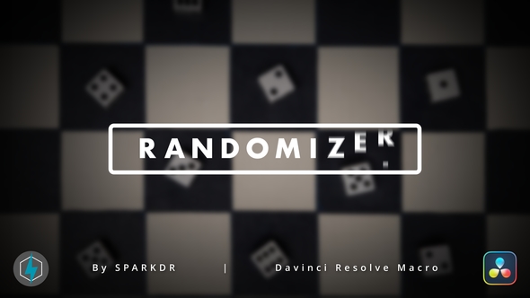 Randomizer Reveal Title | Davinci Resolve Macro