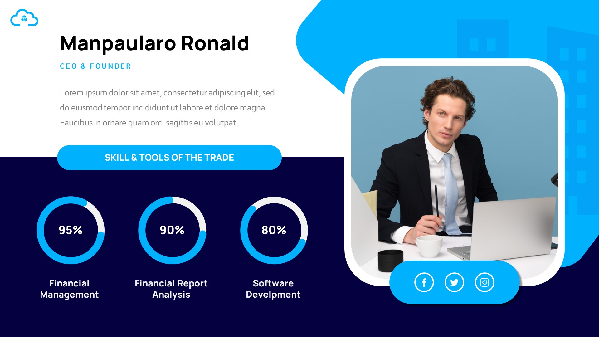 Finovest - Financial & Investment PowerPoint Template, Presentation ...