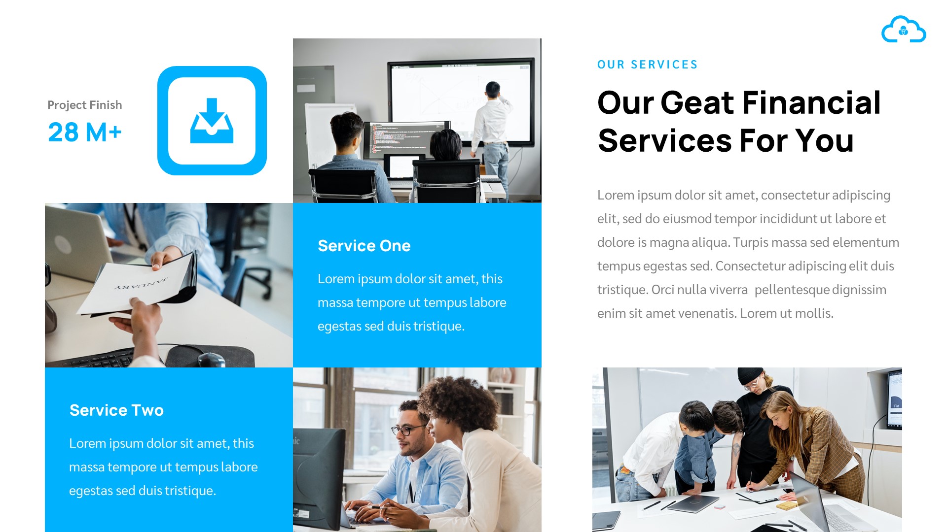 Finovest - Financial & Investment PowerPoint Template, Presentation ...