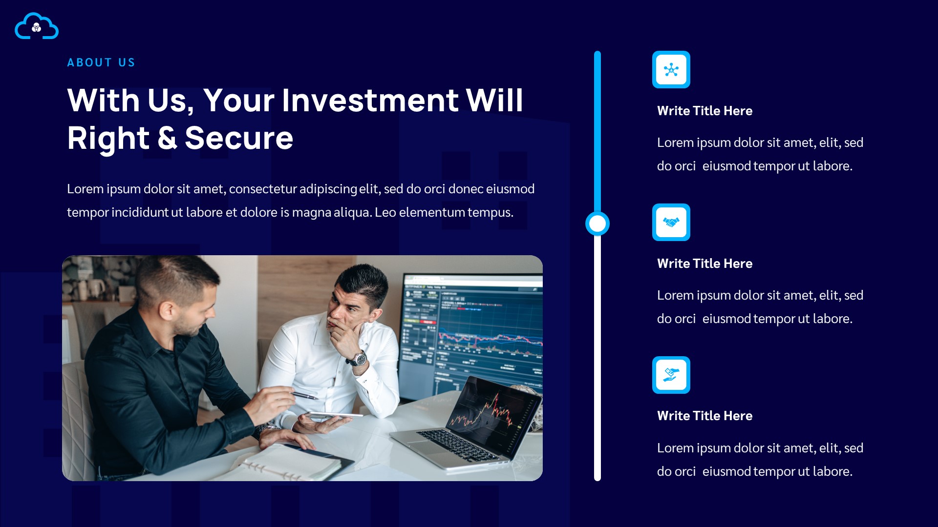 Finovest - Financial & Investment PowerPoint Template, Presentation ...