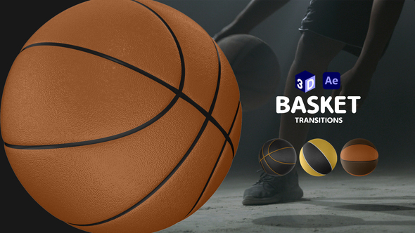Basketball Transitions for After Effects Elements template preview
