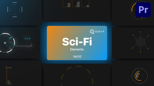 Sci-Fi UI Elements for Premiere Pro Vol. 02