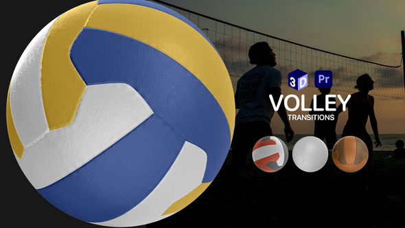 Volleyball Transitions for After Effects Elements template preview