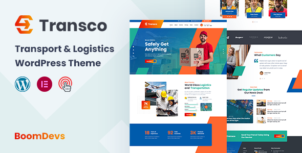 Transco – Transport and Logistics WordPress Theme