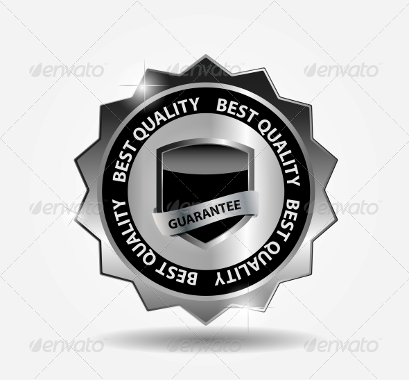 Vector Best Choice Label with Red Ribbon. - Retail Commercial / Shopping