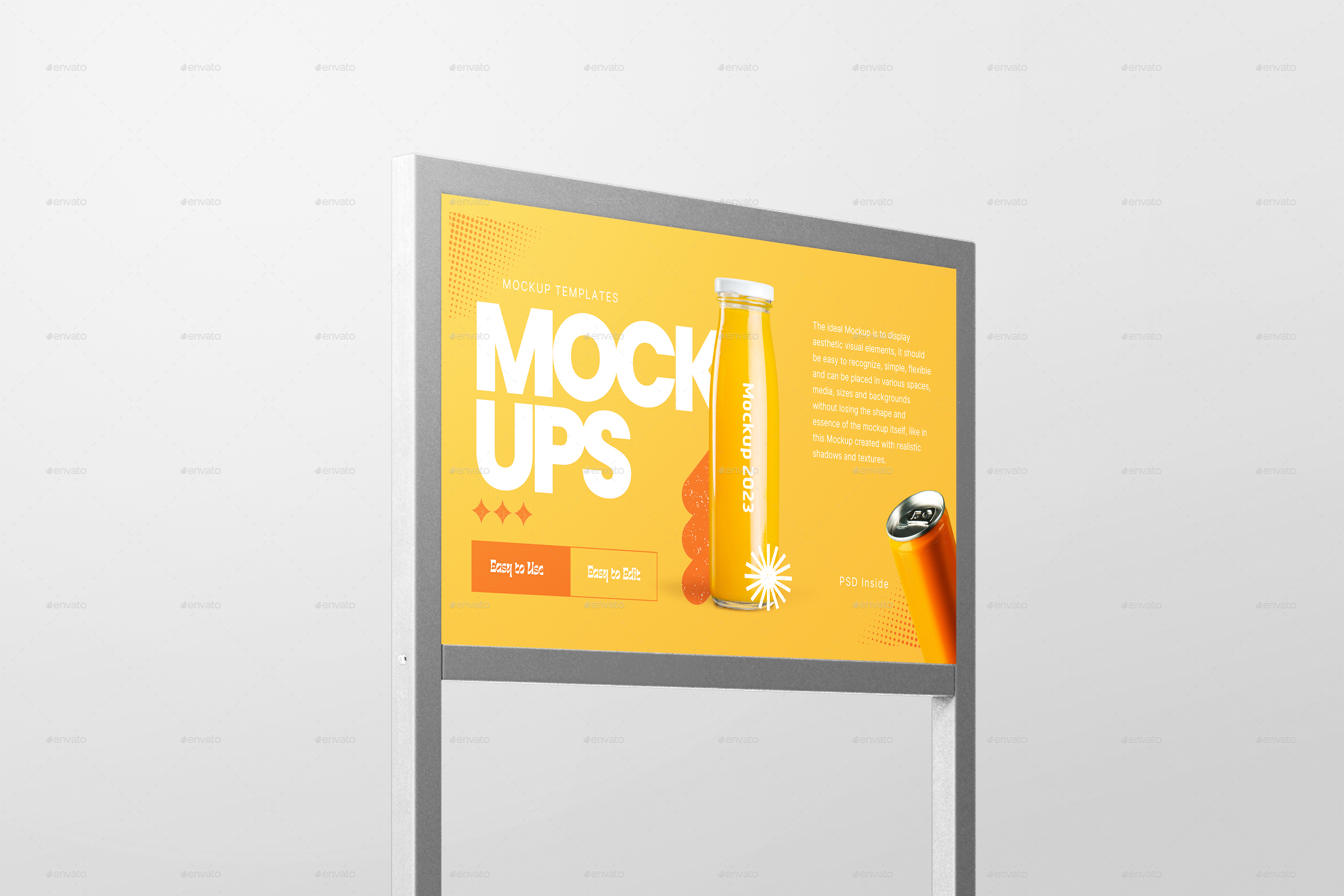 Sidewalk Signboard Mockup by lemo_studio | GraphicRiver