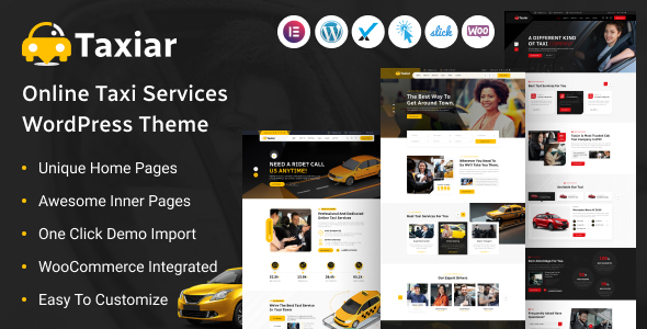 Taxiar – Online Taxi Service WordPress Theme