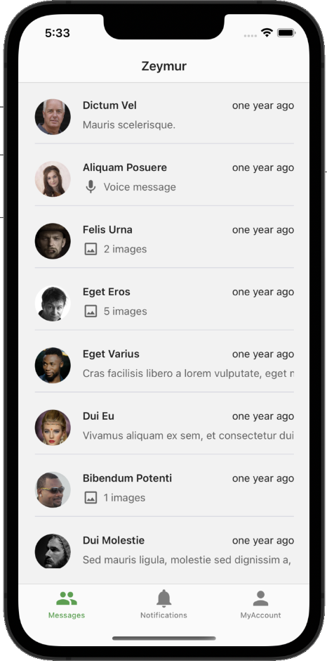 Messaging App Ui Template For Xamarin Forms By Zeymur Codecanyon Messaging App Ui Template For Xamarin Forms By Zeymur Codecanyon