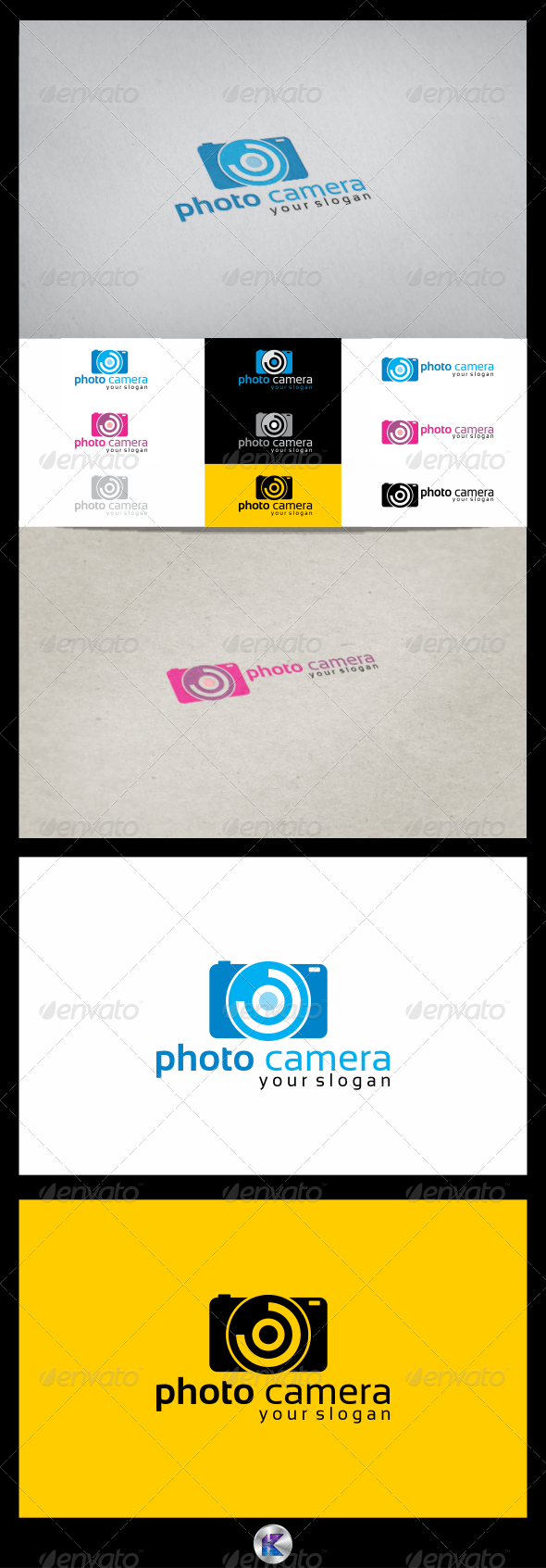 Photo Camera Logo Template - Objects Logo Templates