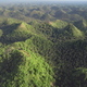 Aerial Philippines green mountains panoramic view. Asian jungle hilly island: trees, plants, grass - PhotoDune Item for Sale