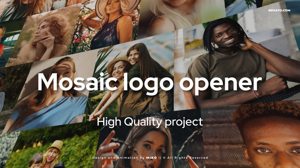 Mosaic Logo Opener