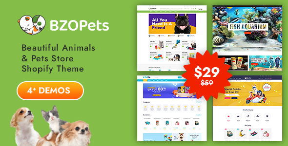 21+ Most Popular Animals & Pets Shopify Themes and Templates 2023