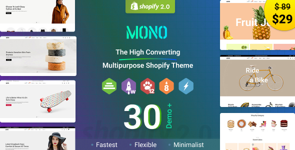 Mono – The Next Generation Shopify Theme OS 2.0