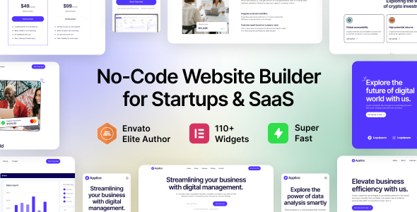 Applico – Startup & SaaS WordPress Theme