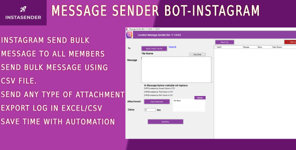 INSTAGRAM BULK DM SENDER BOT