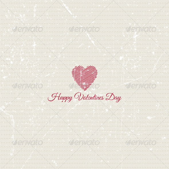 Grunge Valentines Day Background - Valentines Seasons/Holidays