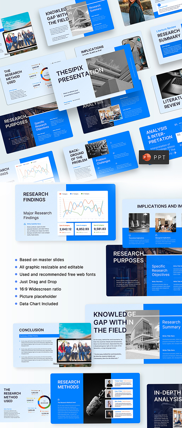 THESIPIX - Thesis Powerpoint Template