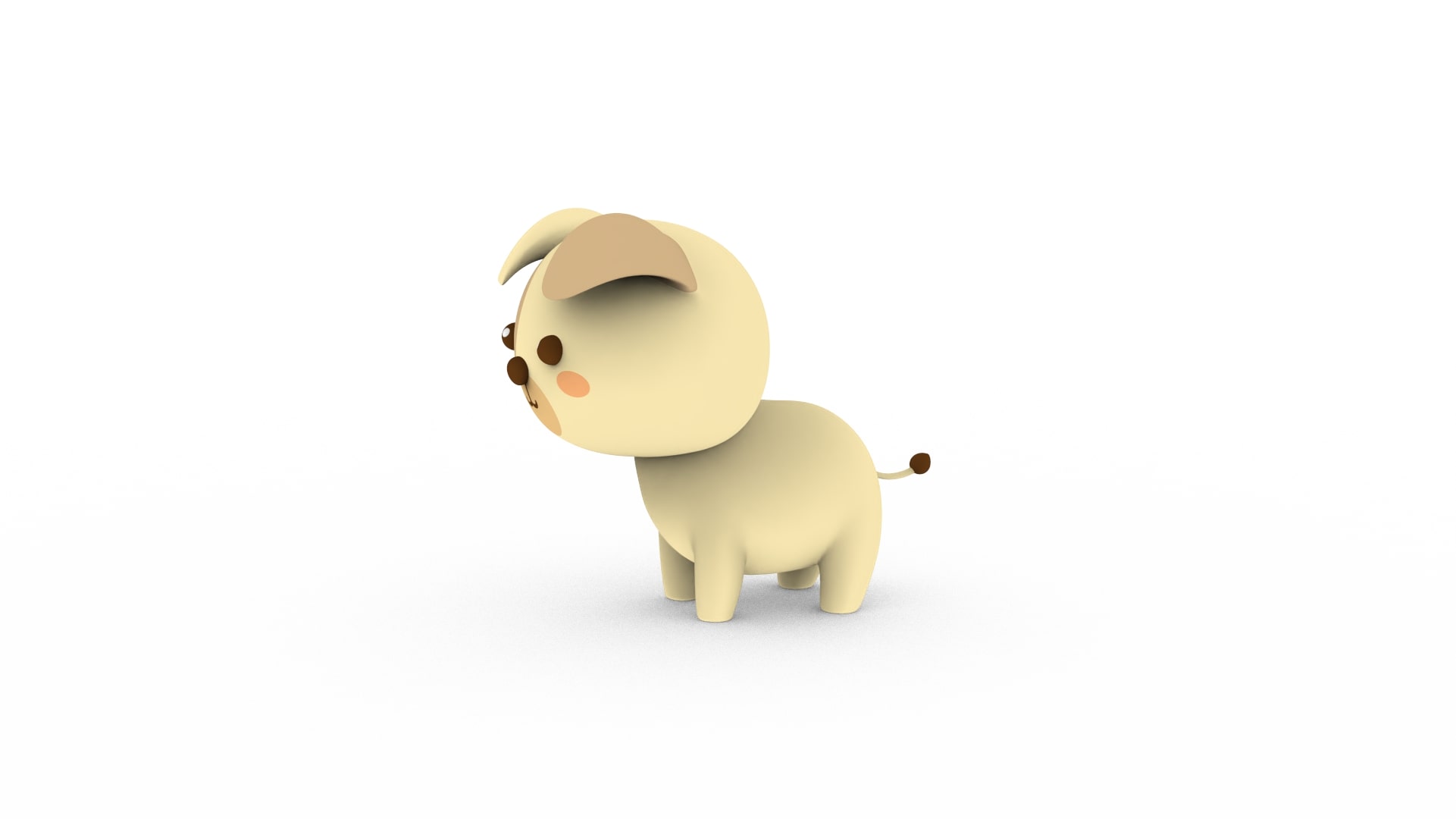 Cartoon Dog v001 character by StoreMini3D | 3DOcean