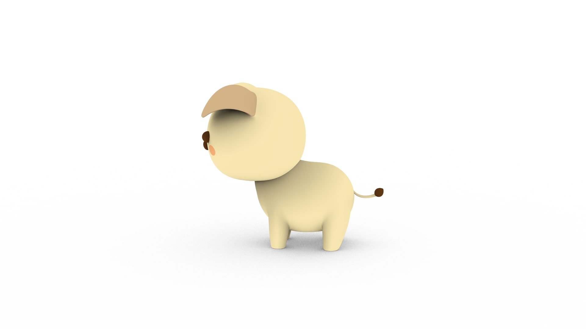 Cartoon Dog v001 character by StoreMini3D | 3DOcean