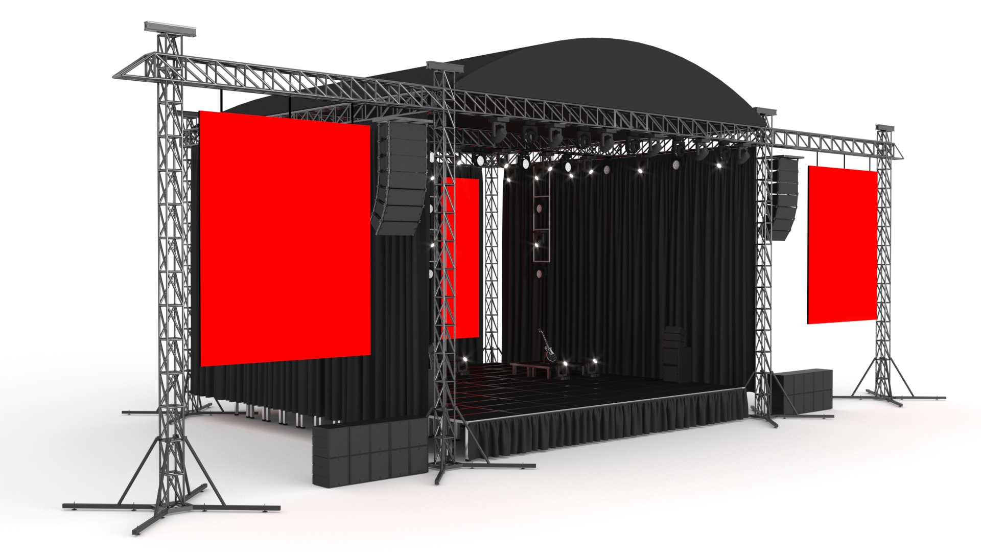 3d outdoor stage design