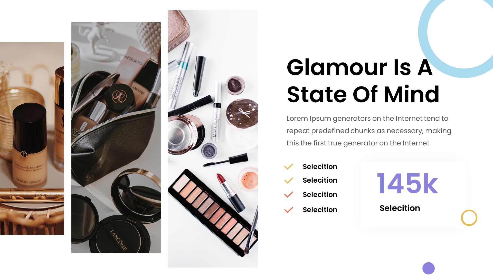 Bedaku - Cosmetics Beauty Google Slides Template, Presentation Templates
