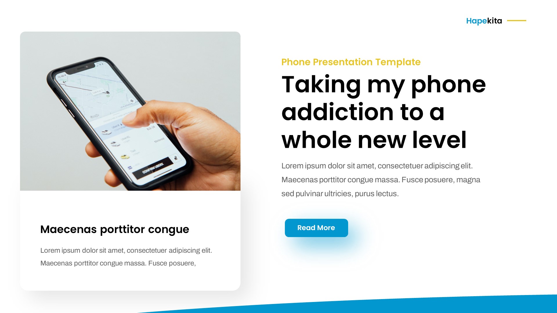 Hapekita - Smart Phone Shop Keynote Template, Presentation Templates