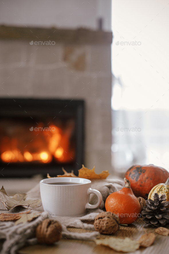 Rustic Campfire Coffee Mug Warm & Cozy