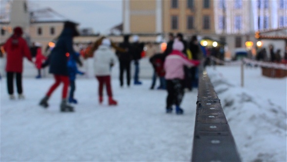 People Ice Skating