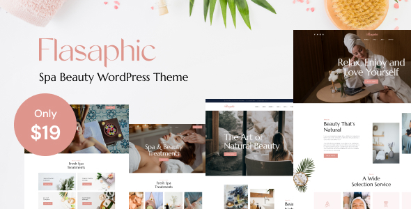 Flasaphic - Spa Beauty WordPress Theme