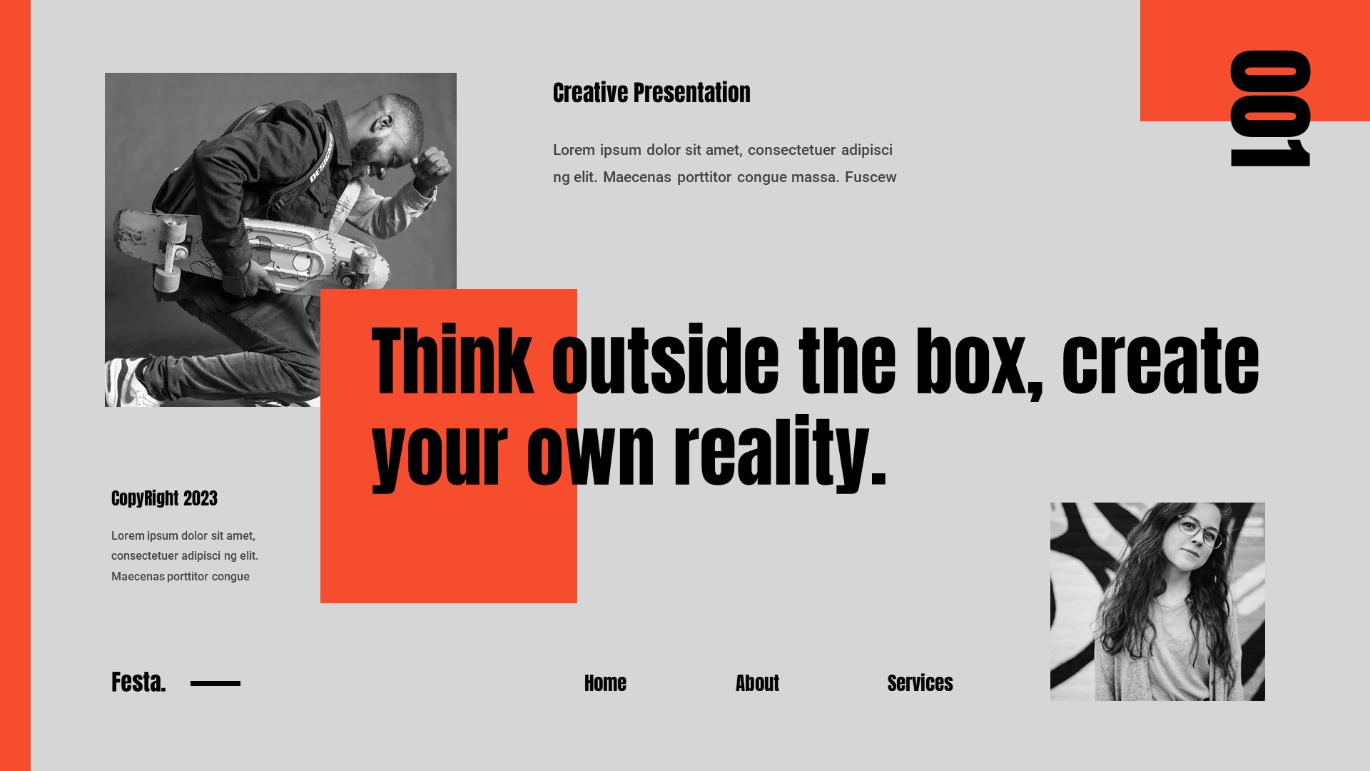 Festa - Creative Google Slides Template, Presentation Templates ...