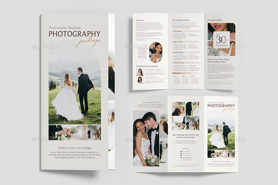 Wedding Photographer Templates, Print Templates | GraphicRiver