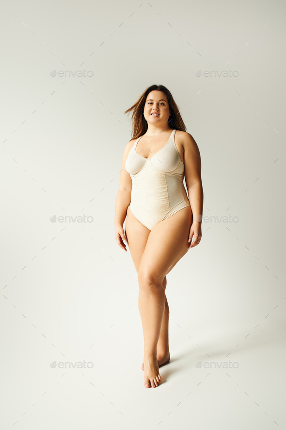 Women's Beige Bodysuits