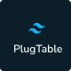 PlugTable - Tailwind CSS 3 Table Layout