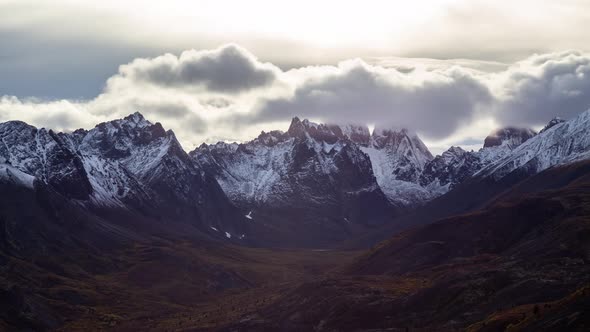 Grizzly Lake in Tombstone Territorial Park, Yukon, Canada. alt