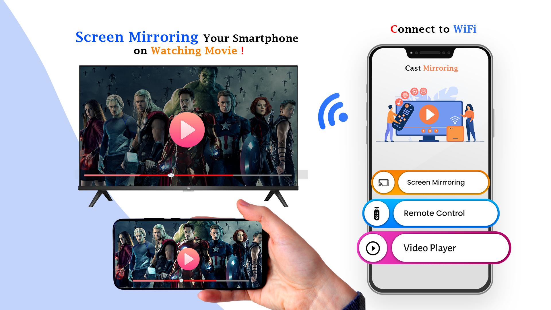 Cast to TV Screen Mirroring App by vora_harikrushna CodeCanyon