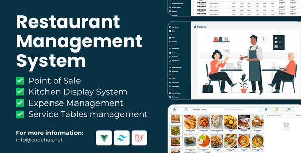 Restaurant POS - Restaurant management system with kitchen display