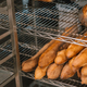 View from above of the just-baked bread baguettes. - PhotoDune Item for Sale