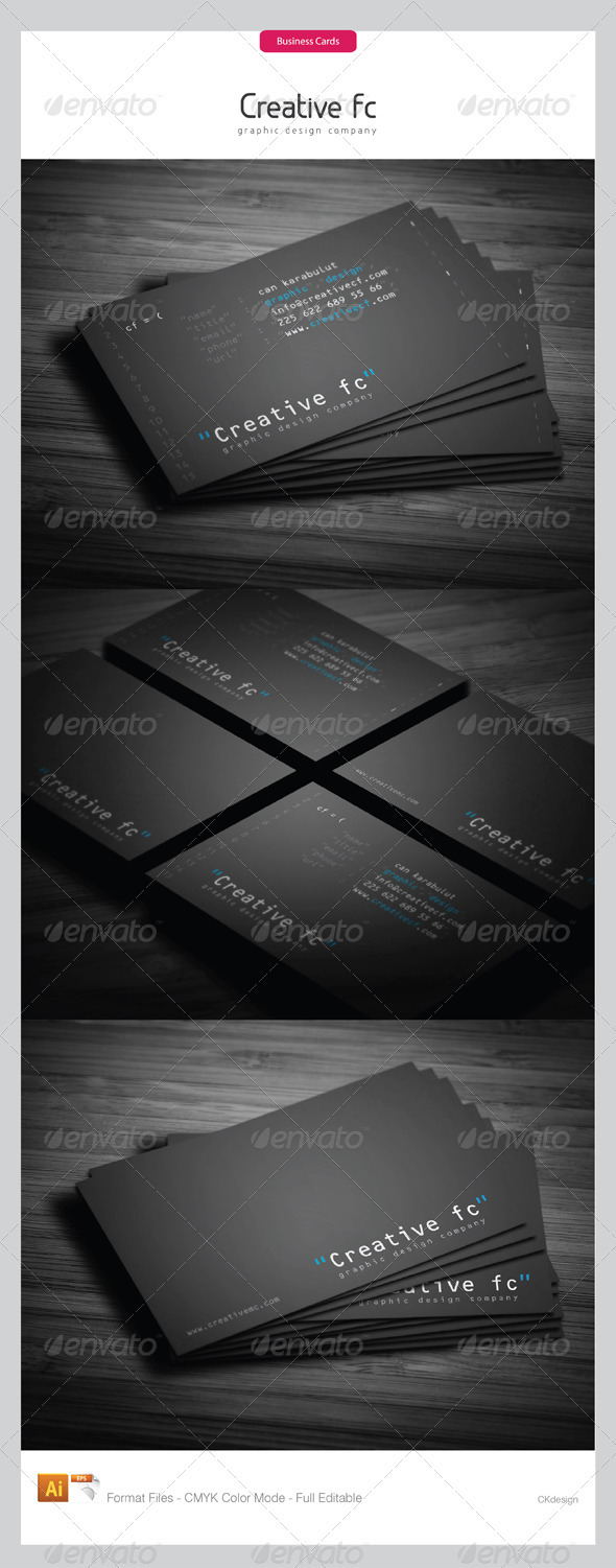 Corporate Business Cards 277 - Industry Specific Business Cards
